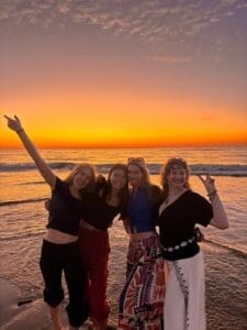 Kenndall and friends in Spain.