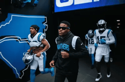 Carolina Panthers stock image