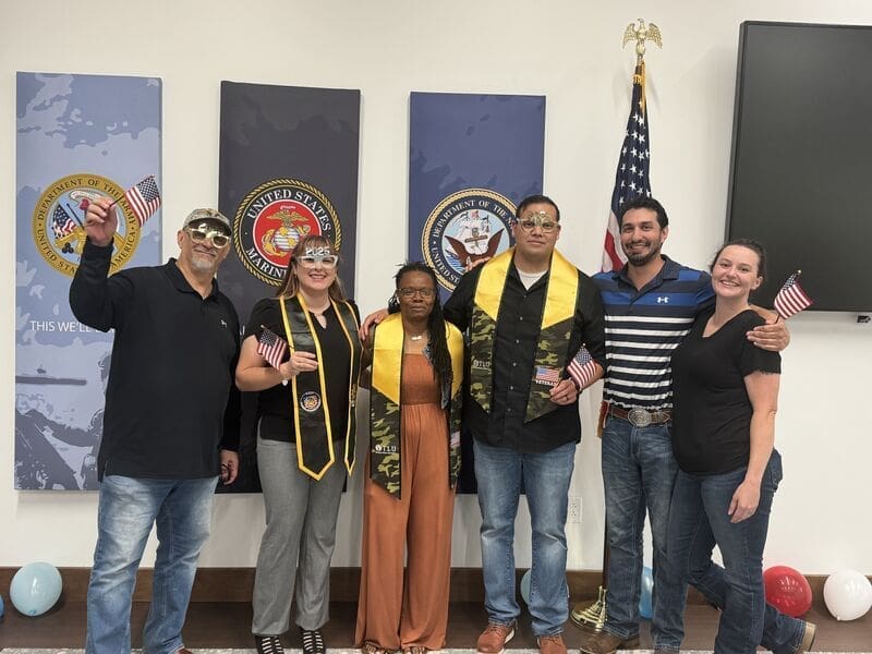 A group of TLU Information Systems majors