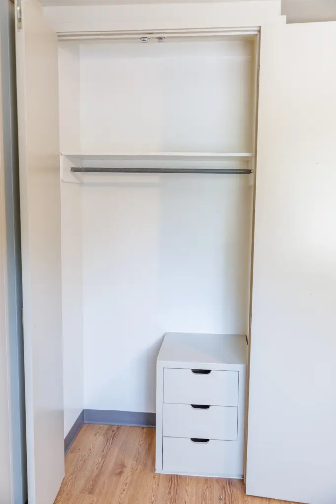 S Apartment Inside Closet