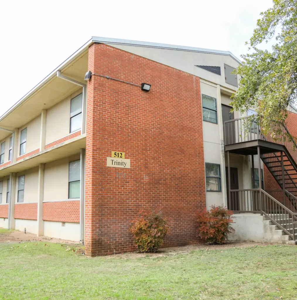 TLU Trinity Hall residence hall exterior